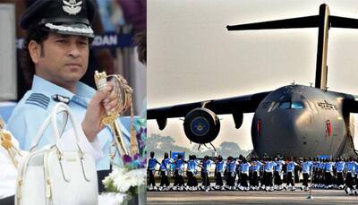 Sachin Tendulkar visits Hindon Air base to celebrate 84th anniversary of Indian Air Force – See Pics!