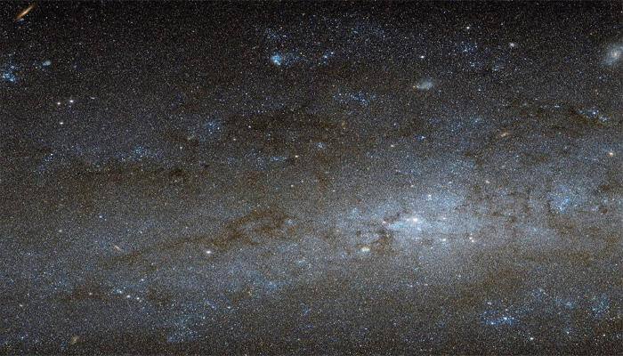 NASA's Hubble peers into the center of spiral galaxy 'NGC 247'