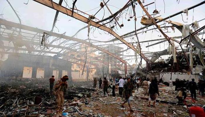 Arab coalition to join US in investigating Yemen raid that killed 140 at funeral hall