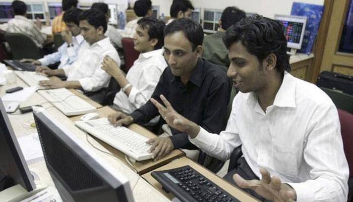 Sensex recovers over 155 points, Nifty reclaims 8,700-mark ahead of IIP data