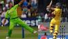 Australia's Brad Haddin goes behind the stumps to hit Shoaib Akhatar's ball – WATCH