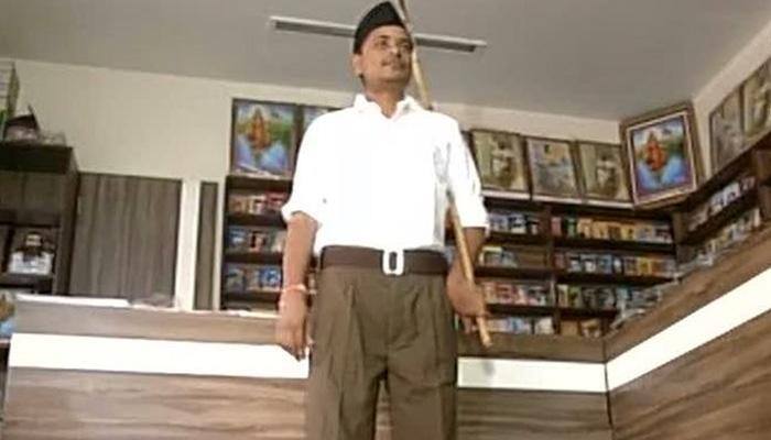 RSS volunteers to start wearing new uniforms from Tuesday during 'Path Sanchalan' on 'Vijayadashmi'