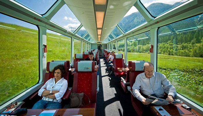 Railways to introduce trains with glass ceiling coaches
