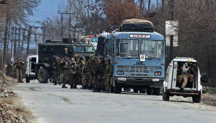Pampore terror attack: Gun battle rages on