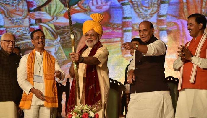 PM Narendra Modi targets Pakistan in Lucknow's Dussehra address, says can't spare nations who support terror
