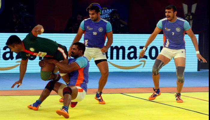Kabaddi World Cup 2016: India outmuscle Bangladesh 57-20 in crunch game, Iran edge Kenya