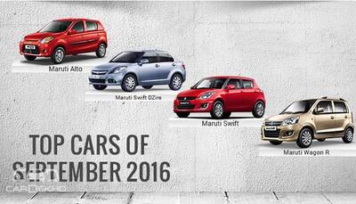 Check out the top cars of September 2016