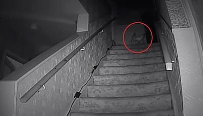 Scary Video: Real GHOST throwing chair down a staircase - MUST WATCH