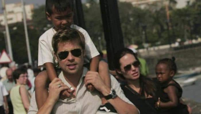 Brad Pitt visits children for the first time since split with Angelina Jolie