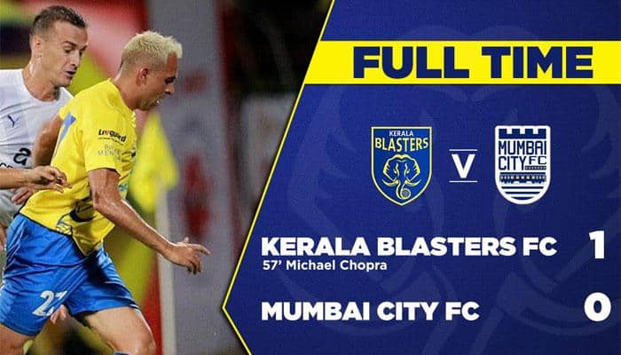 ISL-3: Michal Chopra strike helps Kerala Blasters beat Mumbai City 1-0 for season&#039;s first win