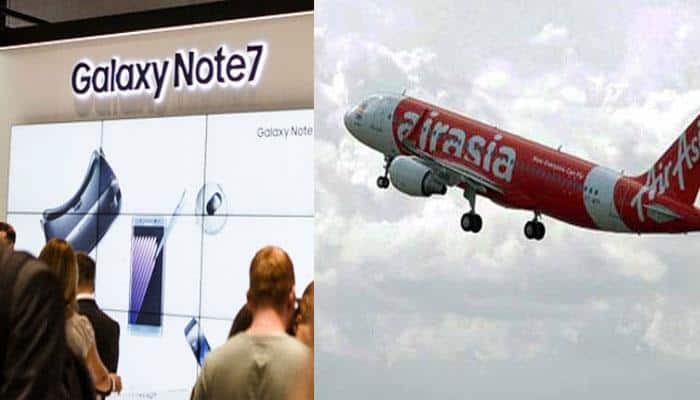 Samsung Note 7 banned by AirAsia on all its flights
