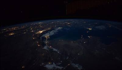 City lights on display as NASA astronaut Kate Rubins glides over the world aboard the International Space Station! - See pic