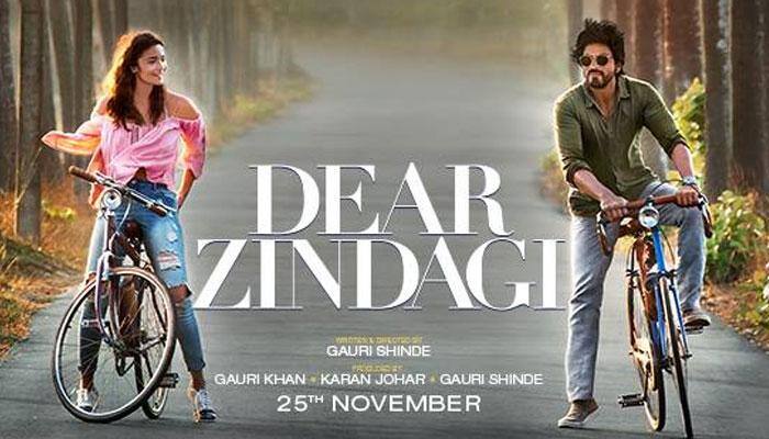 First look of Shah Rukh Khan, Alia Bhatt's 'Dear Zindagi' is finally out! - Poster inside