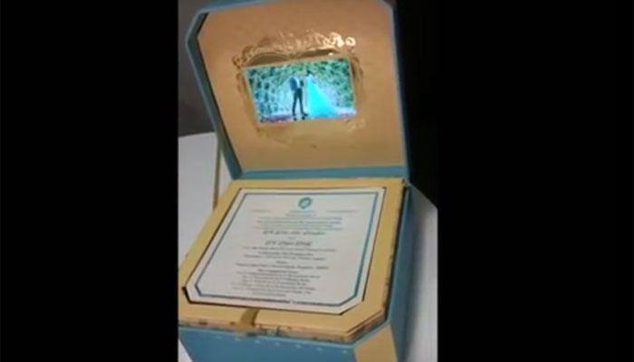 Karnataka mining baron Gali Janardhan Reddy&#039;s daughter&#039;s wedding invite is awesome - Take a look