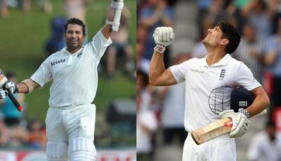 England's Alastair Cook admits breaking Sachin Tendulkar's Tests records a possibility