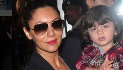 Gauri Khan chills with youngest son AbRam in Barcelona! 