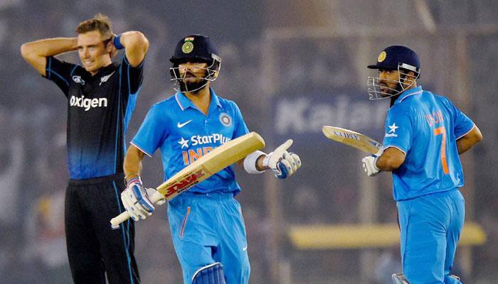 Virat Kohli, MS Dhoni&#039;s fiery knocks destroy New Zealand; catapult India to 2-1 series lead