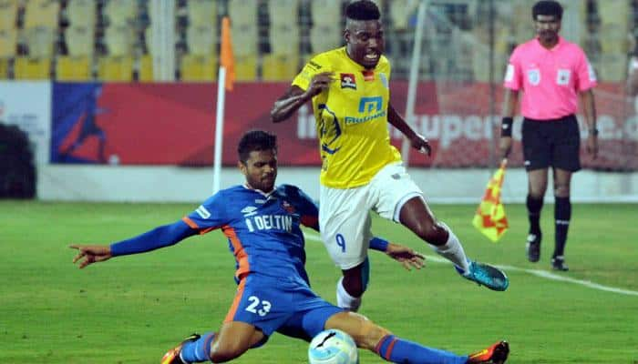 Kerala Blasters fight back from one goal down to beat FC Goa 2-1 at Jawaharlal Nehru Stadium