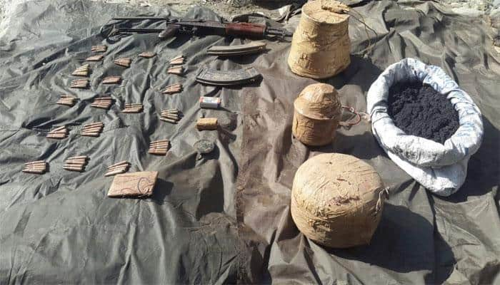 Police recover huge cache of arms, ammunition in Jammu and Kashmir&#039;s Rajouri