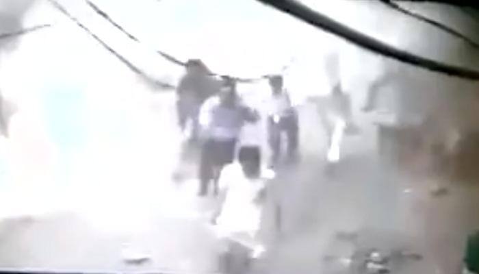 Video of that exact moment when explosion took place in Naya Bazar of Delhi's Chandni Chowk - WATCH