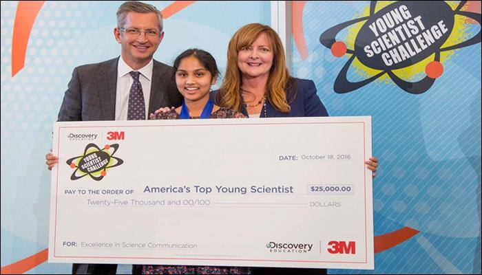 13-year-old Indo-American Science prodigy awarded 'America's Youngest Scientist'!