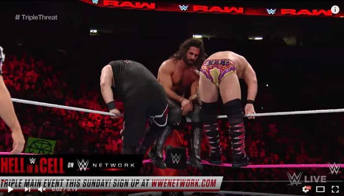 A WWE superstar pinned two competitors in a single move — WATCH