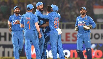 Amit Mishra's fifer stuns Kiwis as India secure a huge 190-run victory to clinch series 3-2