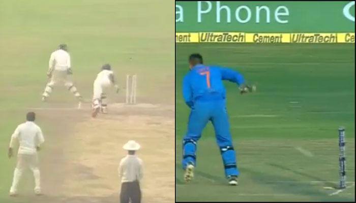 MS Dhoni impressed with &#039;No Look&#039; run-out, here&#039;s Andhra Pradesh wicketkeeper&#039;s &#039;No Look&#039; stumping – Video