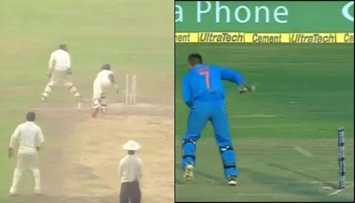 MS Dhoni impressed with 'No Look' run-out, here's Andhra Pradesh wicketkeeper's 'No Look' stumping – Video