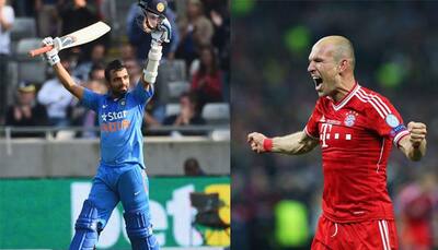 Ajinkya Rahane exchanges Diwali gift with Bayern Munich star Arjen Robben