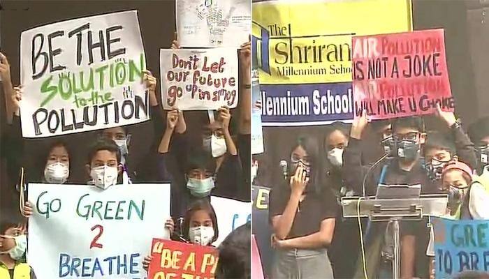 Delhi chokes on smog, irked citizens protest at Jantar Mantar over poor air quality