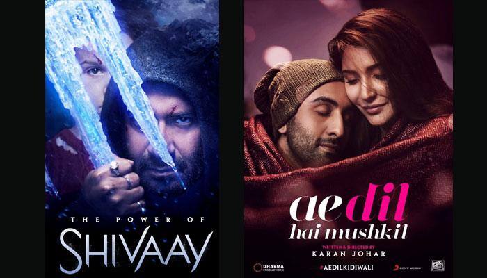 Box Office report, day 9: Ajay Devgn's 'Shivaay' vs Karan Johar's 'Ae Dil Hai Mushkil'