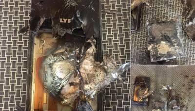 Reliance Lyf smartphone 'explodes', 'bursts into flames'; pictures set social media on fire