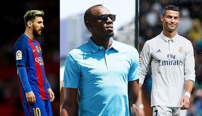 If I was a professional footballer, I would be Messi-Ronaldo combined: Usain Bolt