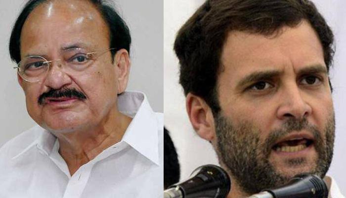 Venkaiah Naidu slams Rahul Gandhi, says his democracy talks is like &#039;devil quoting scriptures&#039;