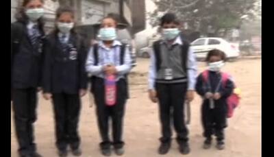 Delhi's air quality still 'severe'; students in Gurugram wear masks to school – Watch!