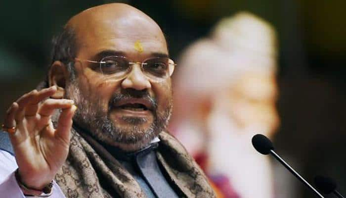 UP polls: BJP Chief Amit Shah flags off 3rd &#039;Parivartan yatra&#039;, talks of women&#039;s rights