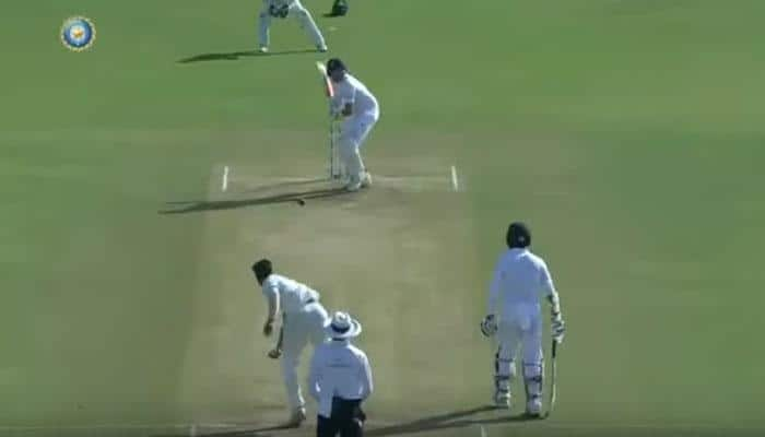 Over joyous Umesh Yadav almost robbed India off deserving wicket - Watch Video