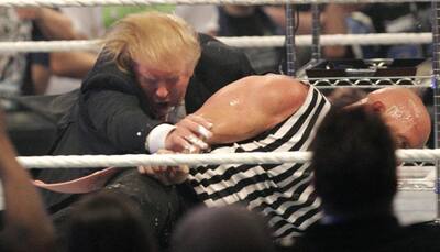 WWE star Stone Cold surprises US President Donald Trump with a sudden stunner – Watch Video