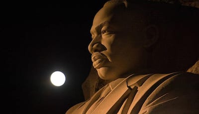 Supermoon: NASA's stunning image of the moon and Martin Luther King Jr Memorial! (Pic inside)
