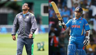 Debut Twins, Sachin Tendulkar and Waqar Younis forget Indo-Pak tensions to celebrate historic day