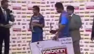 What A Gesture! When Gautam Gambhir gave away his MoM award to Virat Kohli – WATCH