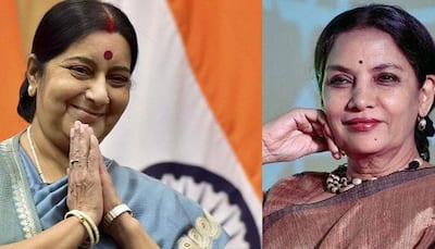 Shabana Azmi wishes 'early recovery' to Sushma Swaraj