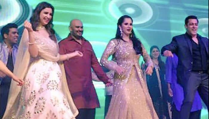 Salman Khan, Parineeti Chopra made Sania Mirza&#039;s sister&#039;s sangeet ceremony all filmy!