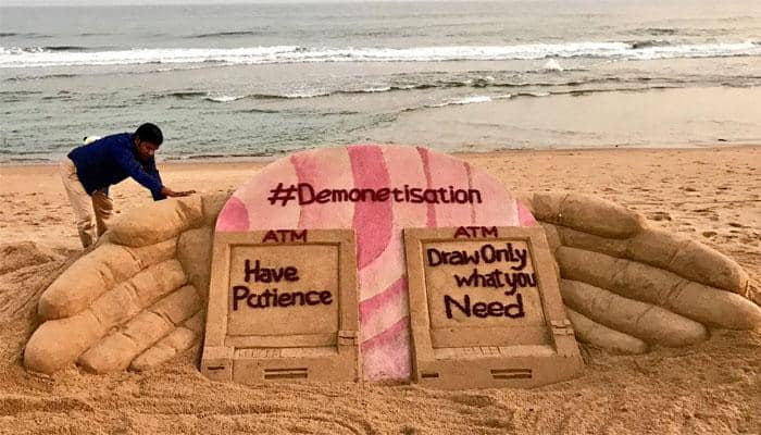 Demonetisation: Sudarsan Pattnaik’s sand art will inspire you to support Prime Minister Narendra Modi’s war against black money