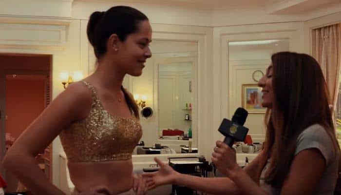 WATCH: Tennis star Ana Ivanovic draping in traditional Indian saree
