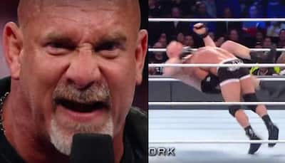WATCH: Goldberg makes huge announcement after destroying Brock Lesnar at WWE Survivor Series