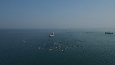 Dead Sea drying out by 3.3 feet per year – Swimmers cross Salt Lake for eco awareness (Watch video)