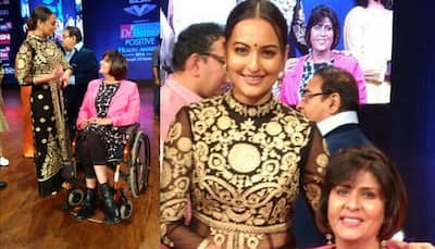 Paralympian Deepa Malik and Sonakshi Sinha share their 'fan moment', former gets 'positive health heroes' award! 