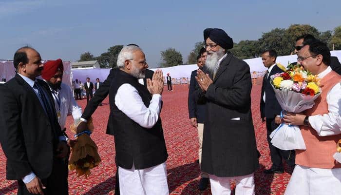 PM Narendra Modi lays foundation stone of AIIMS in Punjab​'s Bathinda ​